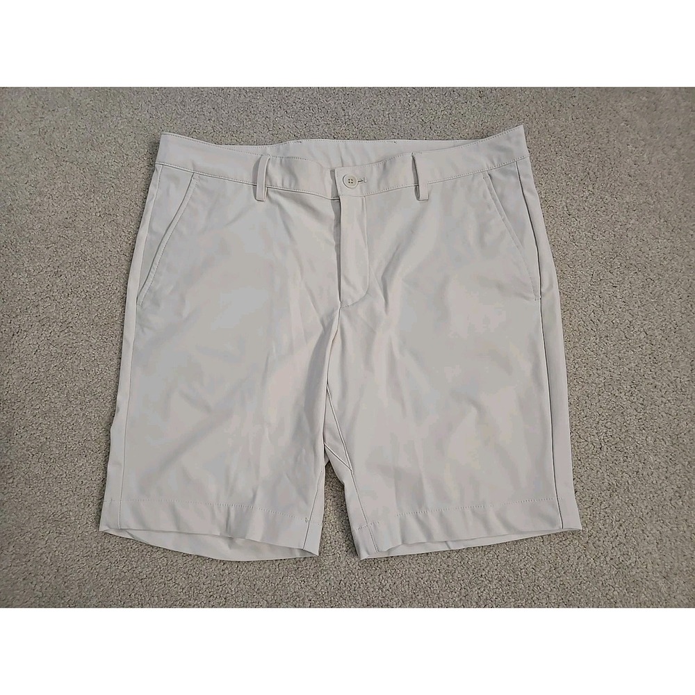 Jos. A. Bank Travelers Mens Performance Chinos Shorts 35‎ Tan Tailored Fit